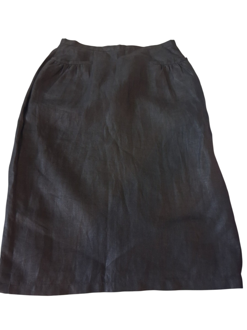 Giorgio Armani Elegant Black Midi Skirt